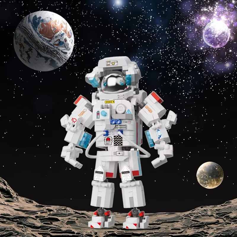 Astronaut (micro bricks)