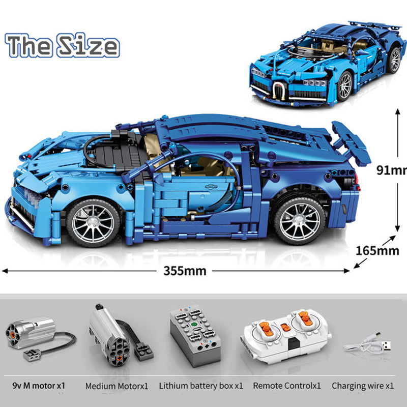 1:14 Scale Remote control Hyper car building block set (Dynamic)